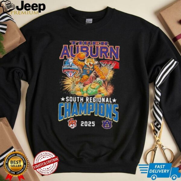 Tiger Auburn South Regional Champions 2025 mascot shirt