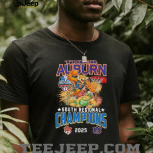 Tiger Auburn South Regional Champions 2025 mascot shirt1