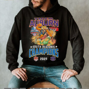 Tiger Auburn South Regional Champions 2025 mascot shirt2