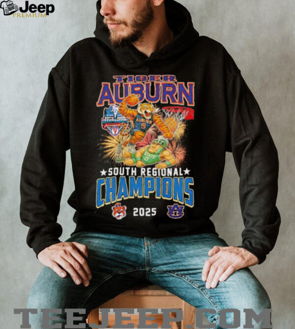 Tiger Auburn South Regional Champions 2025 mascot shirt