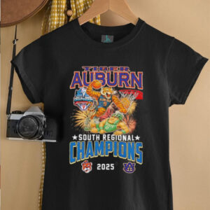 Tiger Auburn South Regional Champions 2025 mascot shirt3
