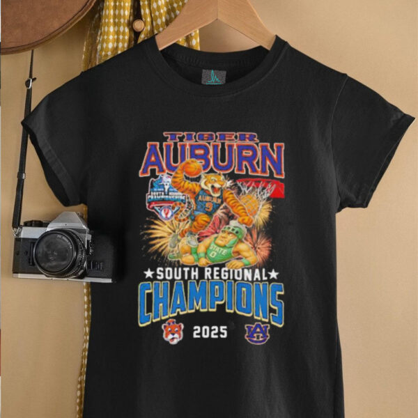Tiger Auburn South Regional Champions 2025 mascot shirt