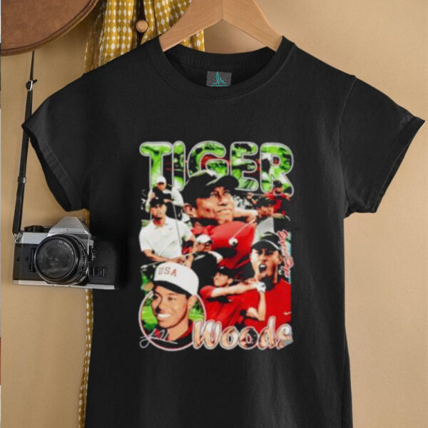 Tiger Woods golfer PGA tour signature shirt