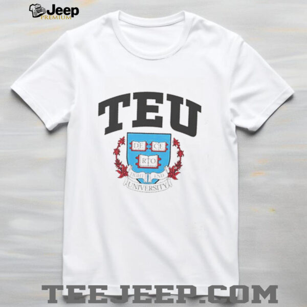 Tight End University Emblem shirt