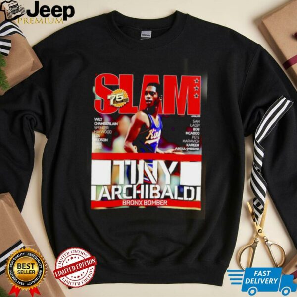 Tiny Archibald Kansas City Omaha Kings NBA Slam shirt