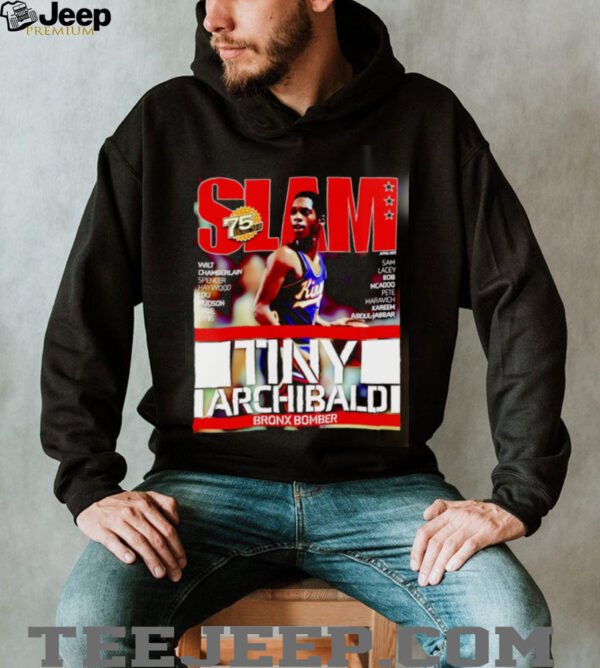 Tiny Archibald Kansas City Omaha Kings NBA Slam shirt