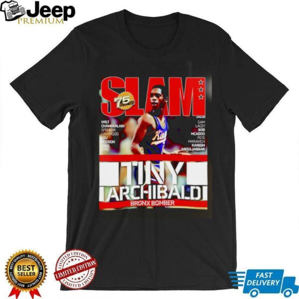 Tiny Archibald Kansas City Omaha Kings NBA Slam shirt