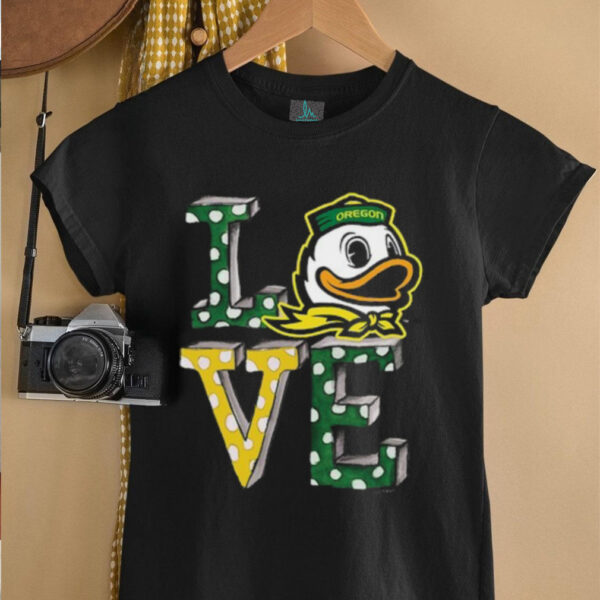Tiny Turnip Oregon Ducks Infant Love T Shirt