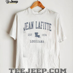 Top Jean Lafitte LA Vintage Athletic Sports T Shirt