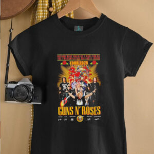 Tour 2025 Guns N Roses signatures shirt3