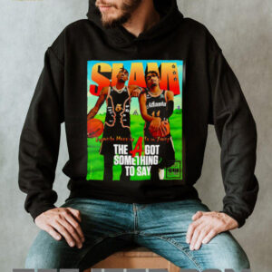 Trae Young and Dejounte Murray Atlanta Hawks NBA Slam shirt2