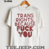 I bought my tesla before Elon bought Trump shirt
