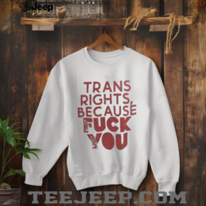 Trans rights because fck you shirt2