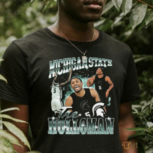 Tre Holloman Michigan State Spartans T Shirt