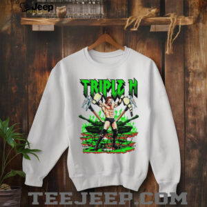 Triple H WWE cartoon graphic shirt