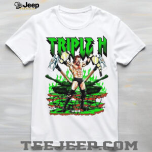 Triple H WWE cartoon graphic shirt