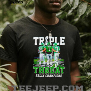 Triple Threat SB LIX Champions Philadelphia Eagles Barkley Hurts and...
