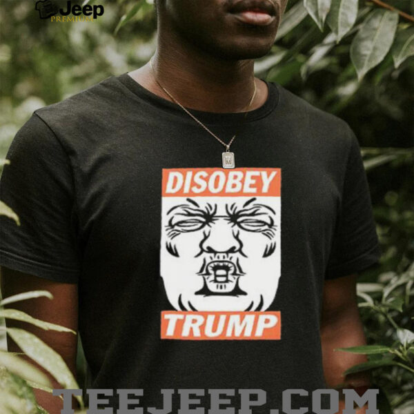 Trump Disobey Funny Kissing shirt