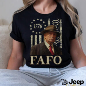 Trump Fafo, Funny Fafo Trump American Flag T Shirt