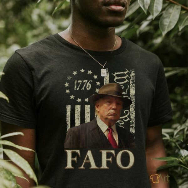 Trump Fafo, Funny Fafo Trump American Flag T Shirt