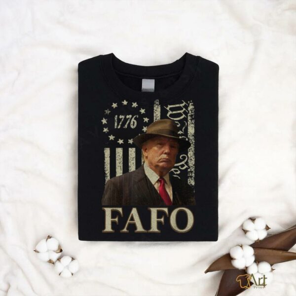 Trump Fafo, Funny Fafo Trump American Flag T Shirt