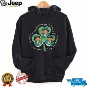 Trump St Patricks Day 2025 Funny Kiss Me I Voted For Trump T Shirt5