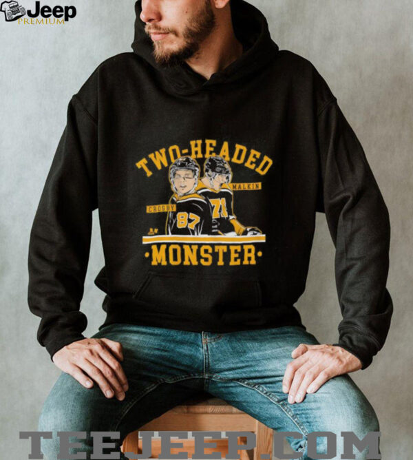 Two Headed Monster Sidney Crosby and Evgeni Malkin Pittsburgh Penguins shirt