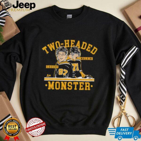 Two Headed Monster Sidney Crosby and Evgeni Malkin Pittsburgh Penguins shirt