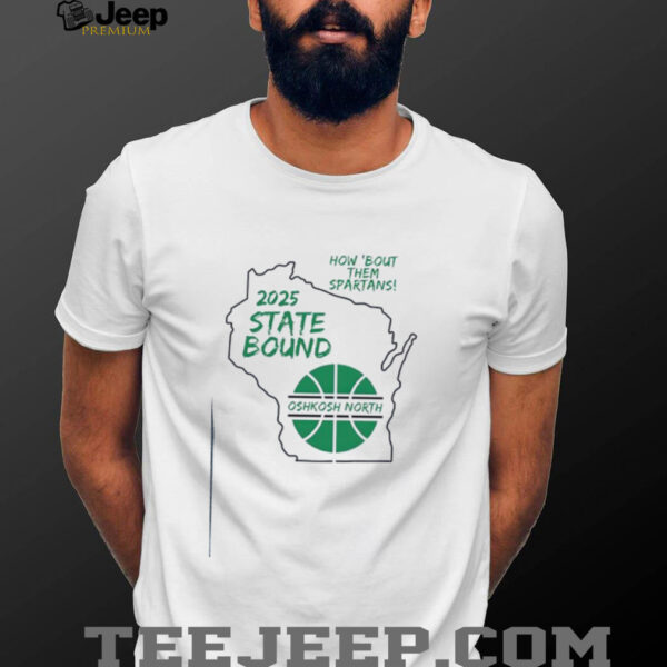 Tyrese Haliburton 2025 State Bound Oshkosh North How ’bout Them Spartans shirt