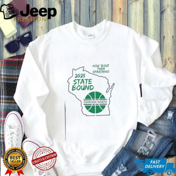 Tyrese Haliburton 2025 State Bound Oshkosh North How ’bout Them Spartans shirt