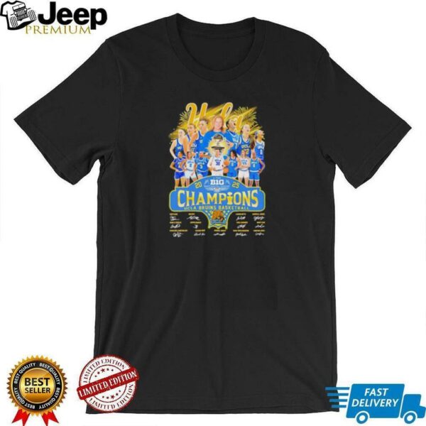 UCLA Bruins women’s basketball 2025 TIAA Big 10 women’s basketball Tournament Champions shirt