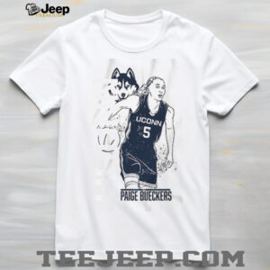 UConn Basketball Paige Bueckers Vertical Layer Shirt