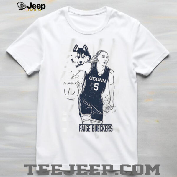 UConn Basketball Paige Bueckers Vertical Layer Shirt
