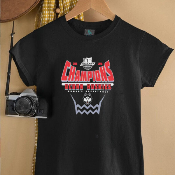 UConn Huskies 2025 Big East Women’s Basketball Conference Tournament Champions shirt