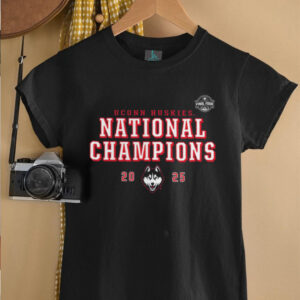 UConn Huskies 2025 NCAA Womens Basketball National Champions Schedule T Shirt3
