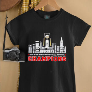 UConn Huskies 2025 NCAA women’s basketball national champions trophy city names shirt