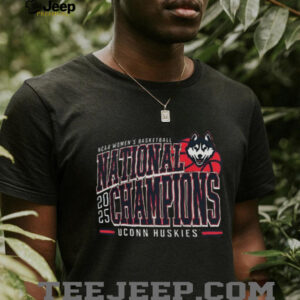 UConn Huskies Heather 2025 NCAA Women’s Basketball National Champions Tri Blend T Shirt