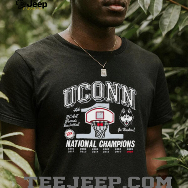 UConn Huskies National Champs 2025 Women’s Basketball #1 shirt