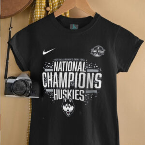 UConn Huskies Navy 2025 NCAA Womens Basketball National Champions T Shirt3