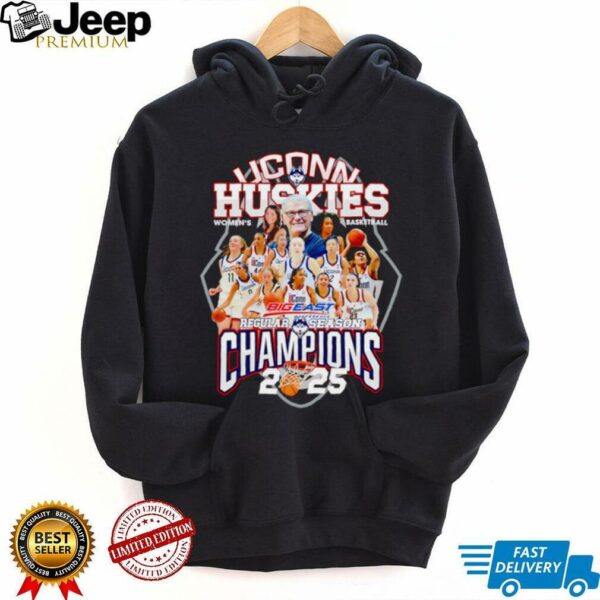 UConn Huskies Women’s Basketball Big East Regular Season Champions 2025 shirt