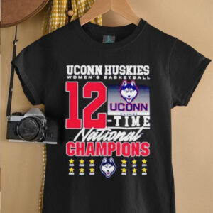 UConn Huskies women’s basketball 12 time national champions 1995 2025 shirt