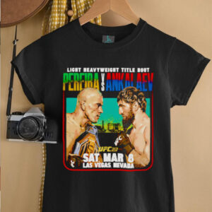 UFC 313 Alex Pereira vs Magomed Ankalaev matchup shirt