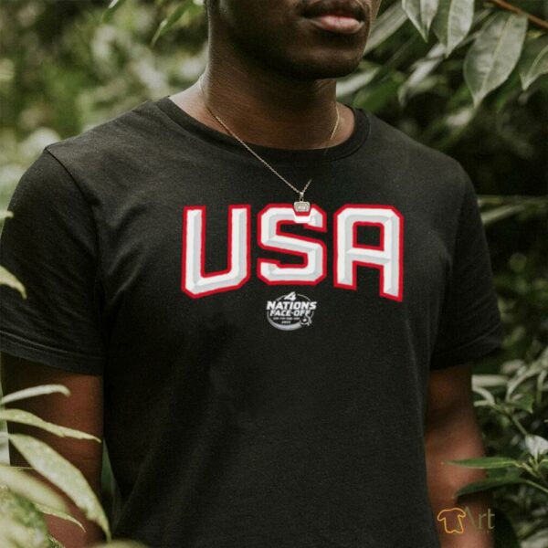 USA 4 Nations Face Off logo shirt
