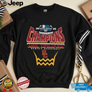 USC Trojans 2025 Big Ten Womens Basketball Conference Tournament Champions Shirt2