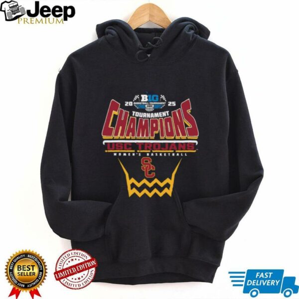 USC Trojans 2025 Big Ten Women’s Basketball Conference Tournament Champions Shirt