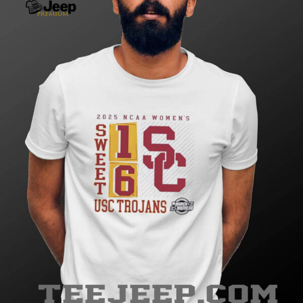 USC Trojans 2025 NCAA Women’s Basketball Tournament March Madness Sweet 16 No Look Pass shirt