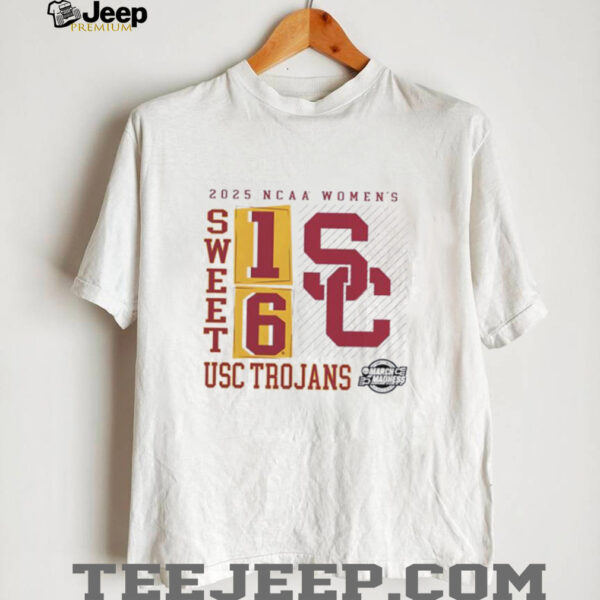 USC Trojans 2025 NCAA Women’s Basketball Tournament March Madness Sweet 16 No Look Pass shirt