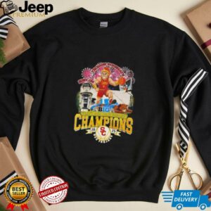 USC Trojans Dominate Womens Basketball Tournament Champions 2025 mascot shirt4