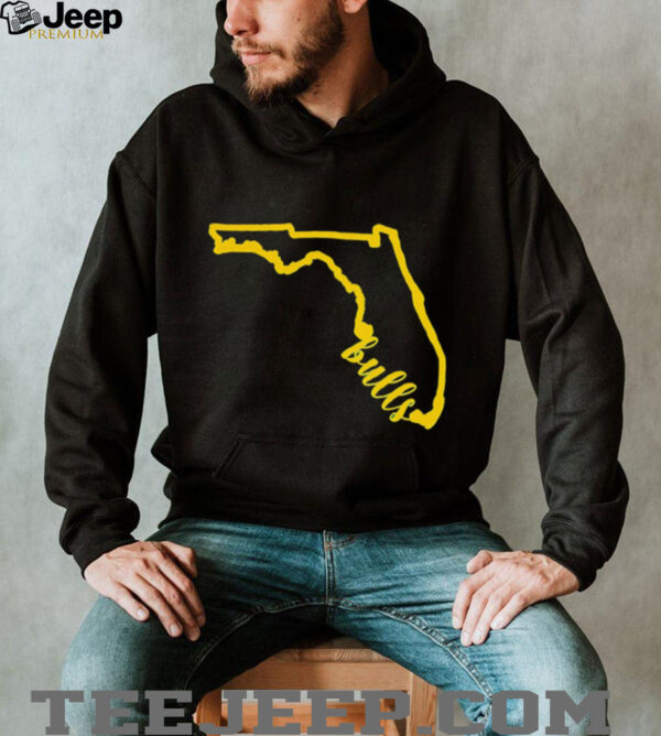 USF Bulls map shirt