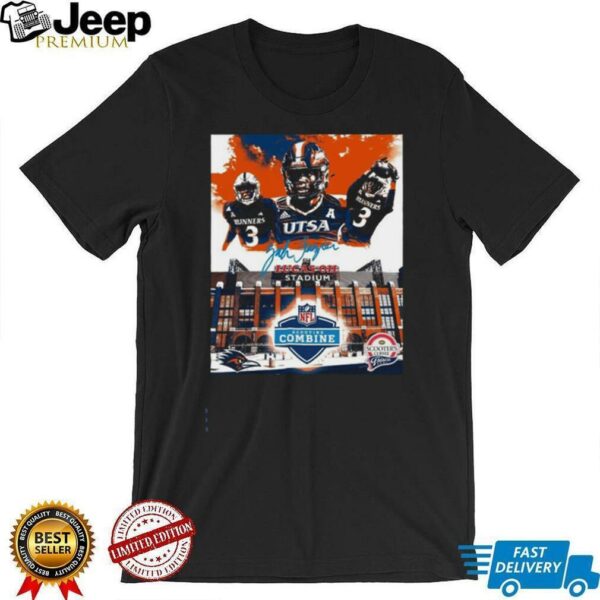 UTSA Roadrunners Runners Zah Frazier Lucas Oil Stadium NFL Scouting Combine Scooter’s Coffee Frisco Bowl Poster T Shirt